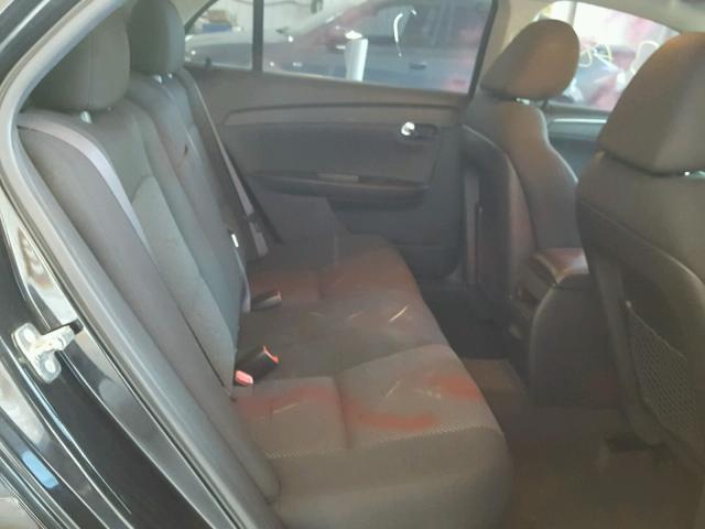 1G1ZC5E04CF159859 - 2012 CHEVROLET MALIBU 1LT BLACK photo 6