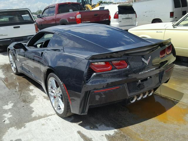 1G1YD2D73G5116535 - 2016 CHEVROLET CORVETTE S BLACK photo 3