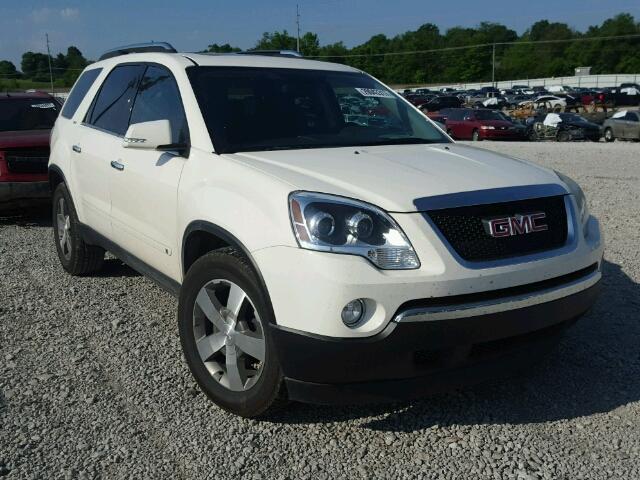 1GKEV33DX9J148336 - 2009 GMC ACADIA SLT თეთრი ფოტო 1
