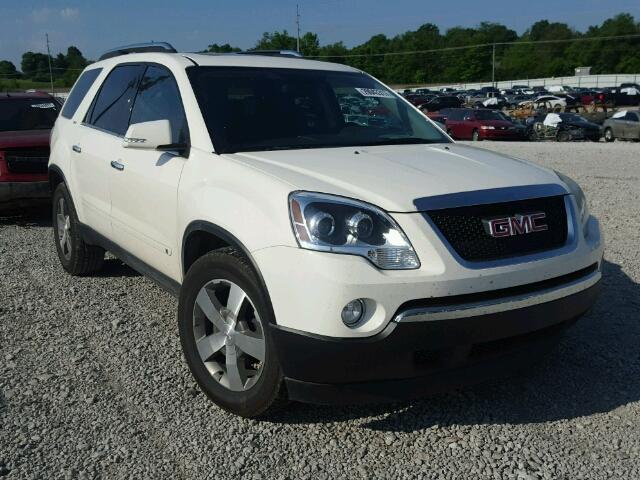 1GKEV33DX9J148336 - 2009 GMC ACADIA SLT WHITE photo 1