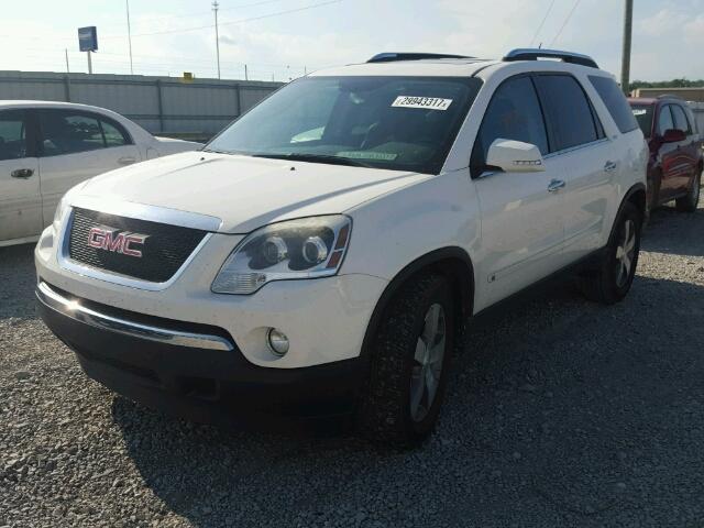 1GKEV33DX9J148336 - 2009 GMC ACADIA SLT WHITE photo 2