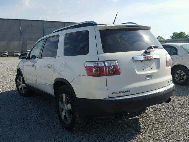 1GKEV33DX9J148336 - 2009 GMC ACADIA SLT თეთრი ფოტო 3