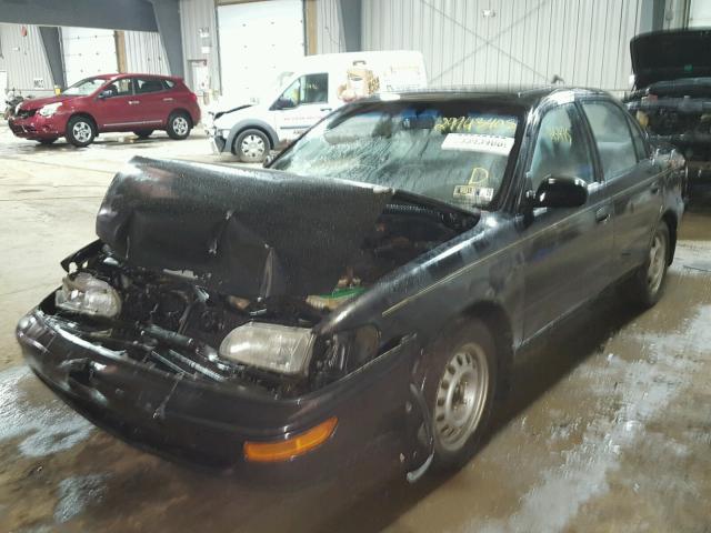 2T1BA02E5VC165036 - 1997 TOYOTA COROLLA BA BLACK photo 2