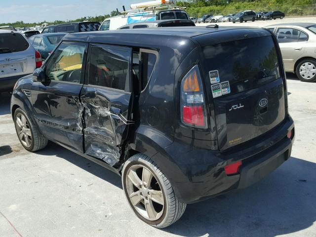 KNDJT2A2XA7044541 - 2010 KIA SOUL + BLACK photo 3