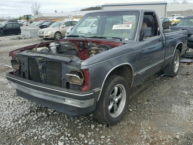 1GCCS14Z0M8220817 - 1991 CHEVROLET S TRUCK S1 GRAY photo 2