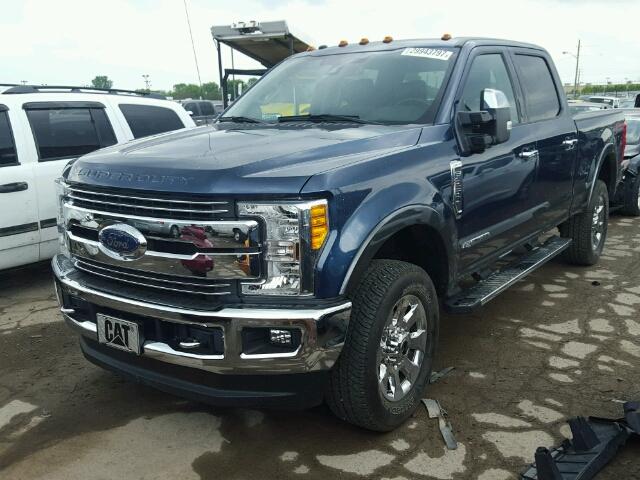 1FT7W2BT1HEB13454 - 2017 FORD F250 SUPER BLUE photo 2