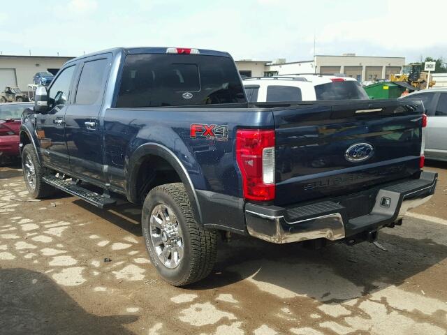 1FT7W2BT1HEB13454 - 2017 FORD F250 SUPER BLUE photo 3