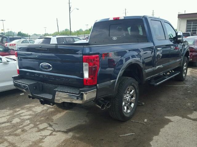 1FT7W2BT1HEB13454 - 2017 FORD F250 SUPER BLUE photo 4