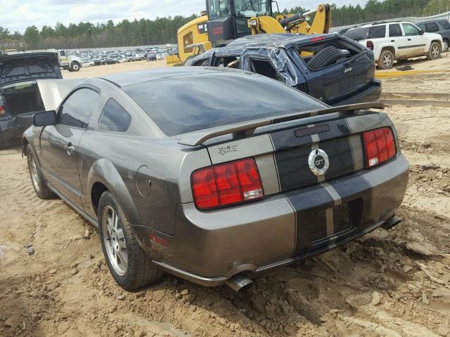 1ZVFT82H255115760 - 2005 FORD MUSTANG GT BROWN photo 3