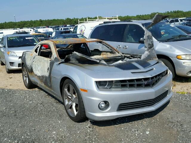 2G1FT1EW1A9107126 - 2010 CHEVROLET CAMARO SS SILVER photo 1