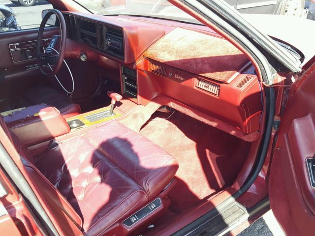 1G6KS5151KU821441 - 1989 CADILLAC SEVILLE MAROON photo 5