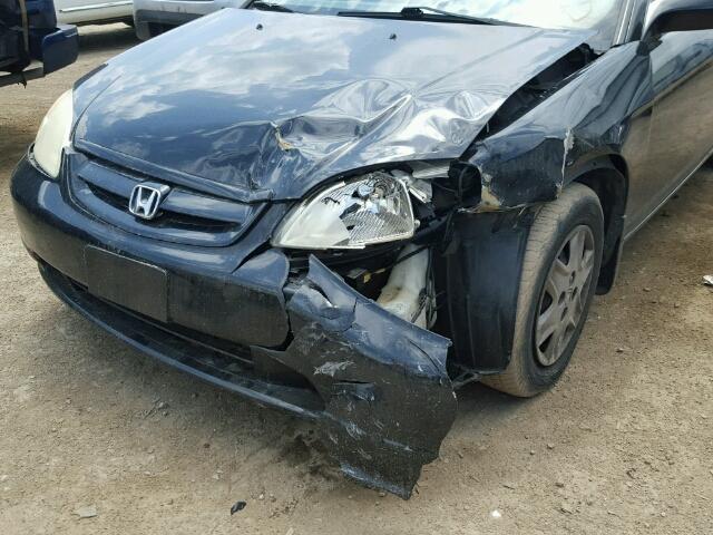 1HGEM22523L071476 - 2003 HONDA CIVIC LX BLACK photo 9