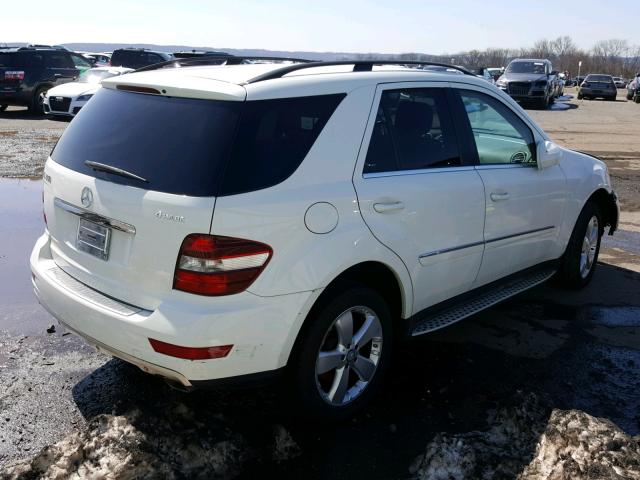 4JGBB8GB4AA572589 - 2010 MERCEDES-BENZ ML 350 4MA WHITE photo 4