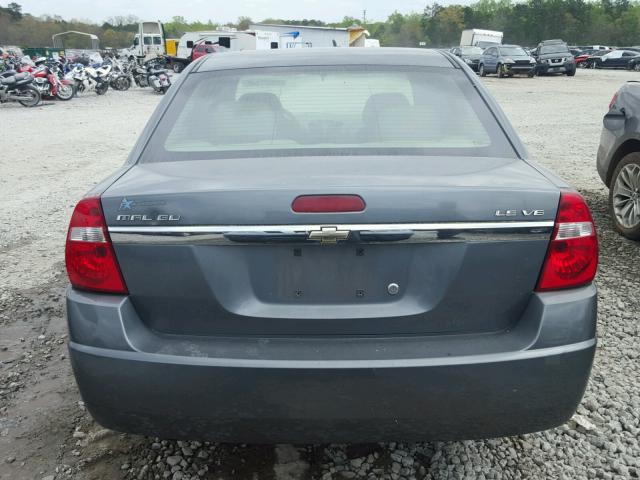 1G1ZS51876F276435 - 2006 CHEVROLET MALIBU LS GRAY photo 10