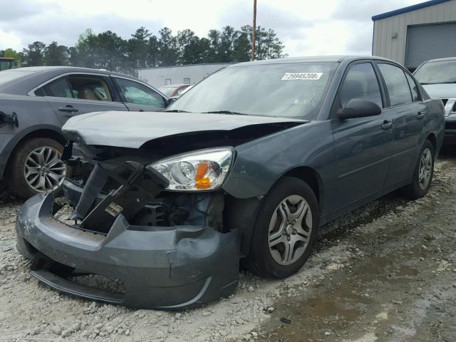 1G1ZS51876F276435 - 2006 CHEVROLET MALIBU LS GRAY photo 2
