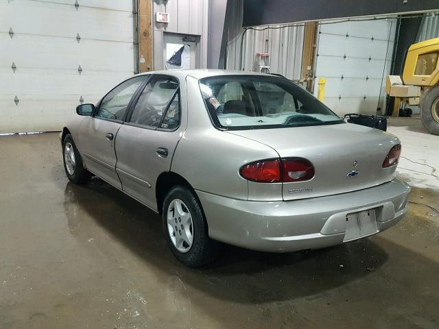 1G1JC5247Y7270833 - 2000 CHEVROLET CAVALIER TAN photo 3