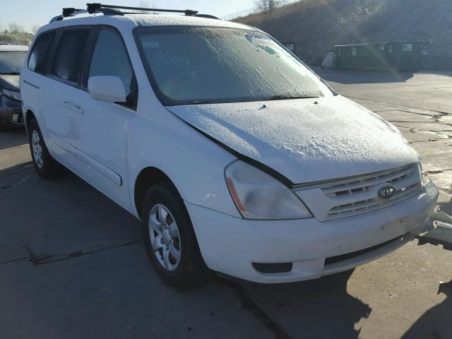 KNDMG4C35A6337045 - 2010 KIA SEDONA LX WHITE photo 1