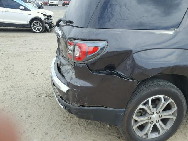 1GKKRRKD3DJ249383 - 2013 GMC ACADIA SLT გრაფიტი ფოტო 9