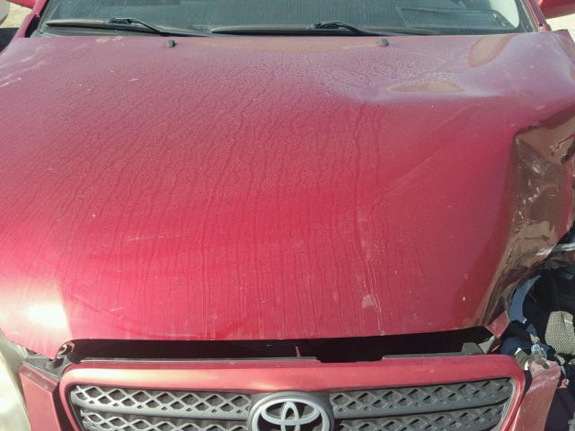 2T1BY32E75C485990 - 2005 TOYOTA COROLLA XR 红色 照片 7