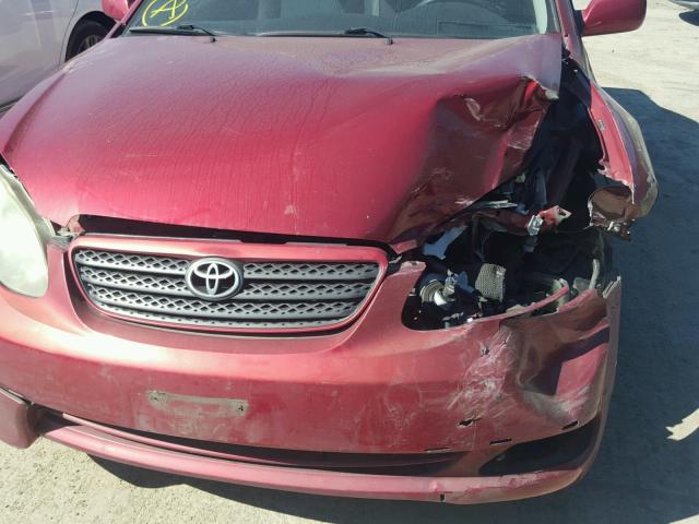 2T1BY32E75C485990 - 2005 TOYOTA COROLLA XR 红色 照片 9
