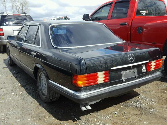 WDBCA39D6HA349217 - 1987 MERCEDES-BENZ 560 SEL BLACK photo 3