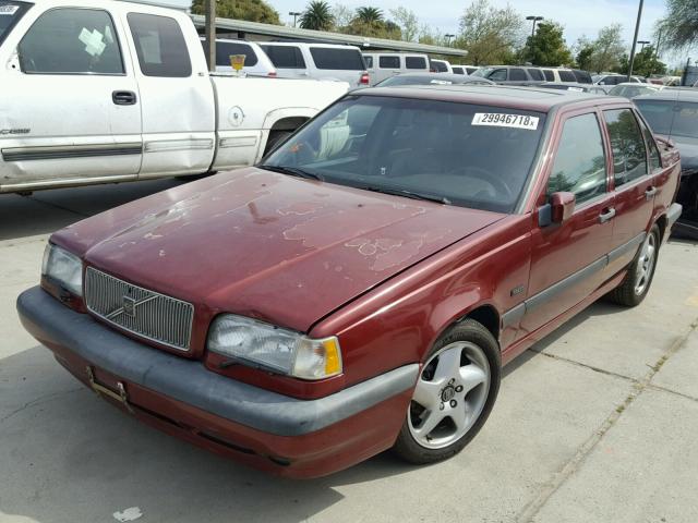 YV1LS5726VJ372210 - 1997 VOLVO 850 T5 RED photo 2