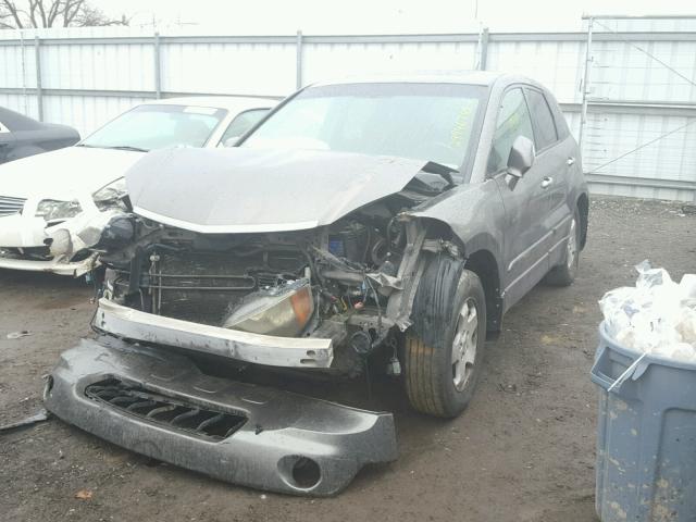 5J8TB18228A006649 - 2008 ACURA RDX GRAY photo 2