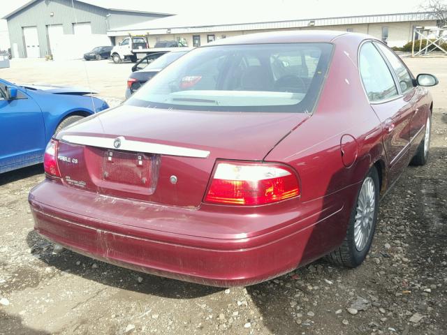 1MEFM50U44G612597 - 2004 MERCURY SABLE GS MAROON photo 4