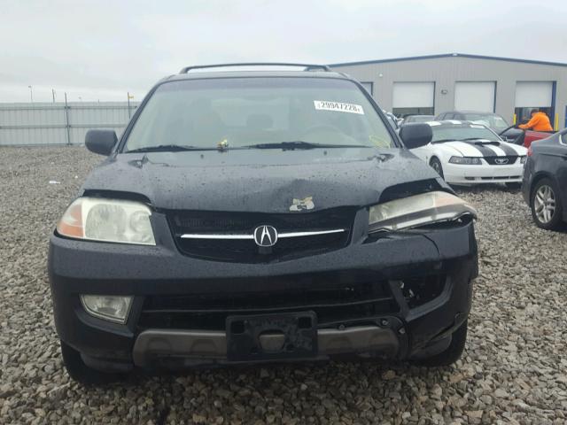 2HNYD18811H511618 - 2001 ACURA MDX TOURIN BLACK photo 7