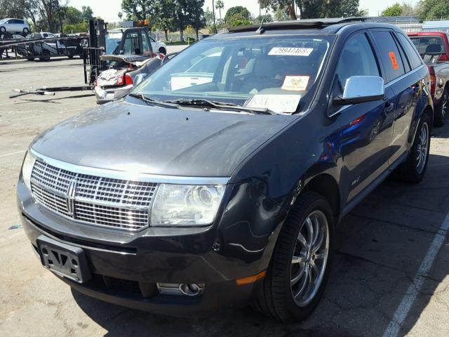 2LMDU68C27BJ09009 - 2007 LINCOLN MKX GRAY photo 2