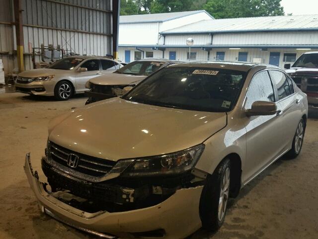 1HGCR2F74FA163791 - 2015 HONDA ACCORD EX BEIGE photo 2