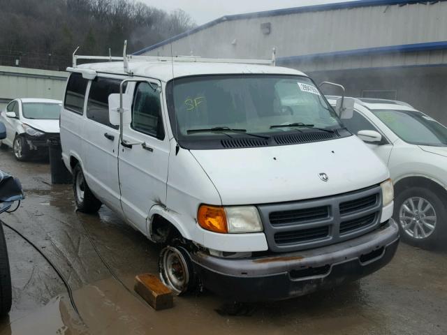 2B7HB11X01K533755 - 2001 DODGE RAM VAN B1 WHITE photo 1