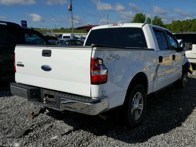 1FTPW14V27KC51576 - 2007 FORD F150 SUPER WHITE photo 4