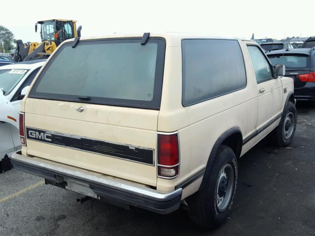 1G5CT18B3E8533668 - 1984 GMC S15 JIMMY BEIGE photo 4