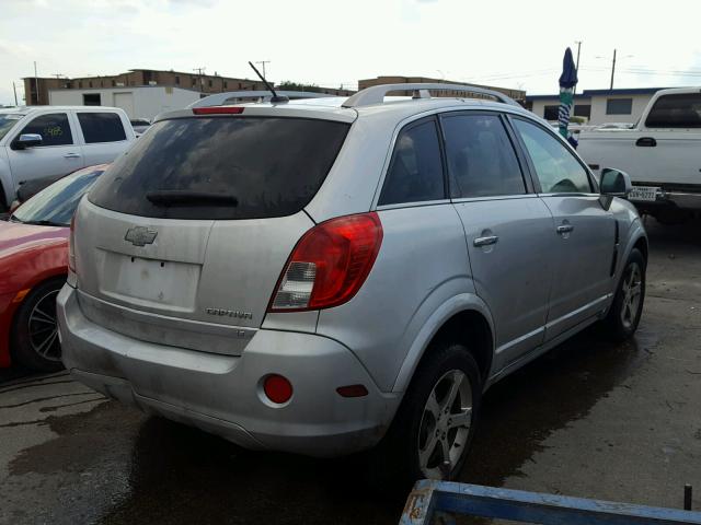 3GNAL3EK4DS613090 - 2013 CHEVROLET CAPTIVA LT SILVER photo 4