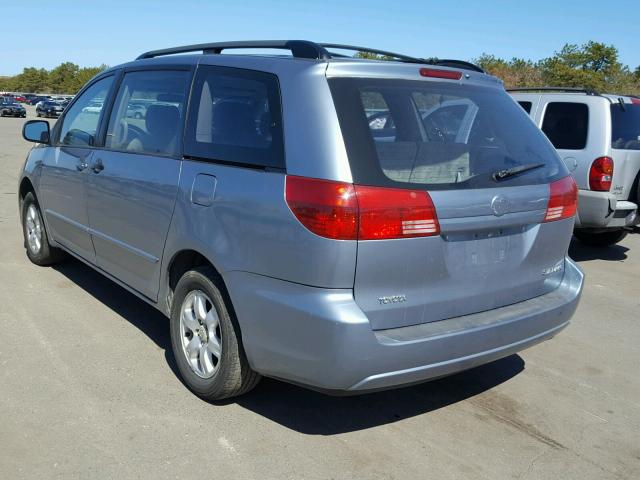 5TDZA23C35S327096 - 2005 TOYOTA SIENNA CE BLUE photo 3