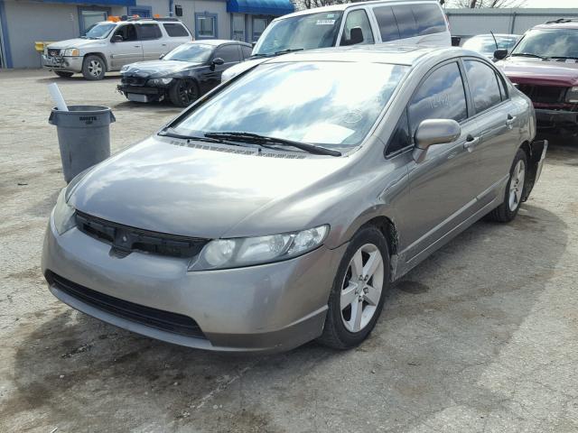 1HGFA16908L061623 - 2008 HONDA CIVIC EXL GRAY photo 2