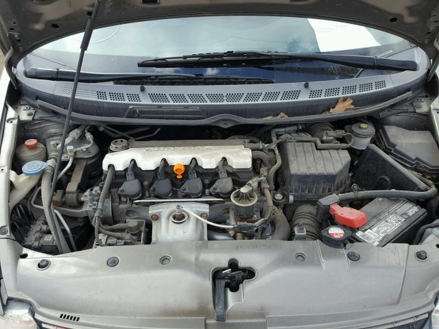 1HGFA16908L061623 - 2008 HONDA CIVIC EXL GRAY photo 7