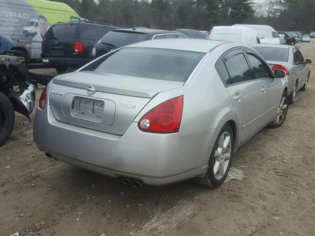 1N4BA41E15C843868 - 2005 NISSAN MAXIMA SE SILVER photo 4