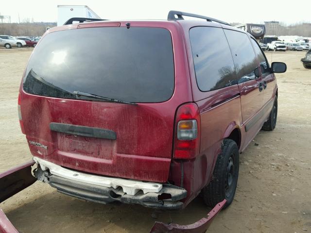 1GNDX13E94D149104 - 2004 CHEVROLET VENTURE LU MAROON photo 4