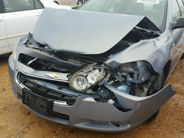 1G1ZG57B38F206941 - 2008 CHEVROLET MALIBU LS BLUE photo 9