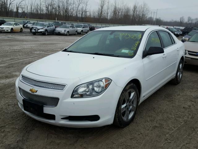 1G1ZB5EBXA4114812 - 2010 CHEVROLET MALIBU LS თეთრი ფოტო 2