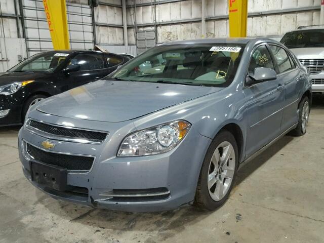 1G1ZH57B49F194779 - 2009 CHEVROLET MALIBU 1LT GRAY photo 2
