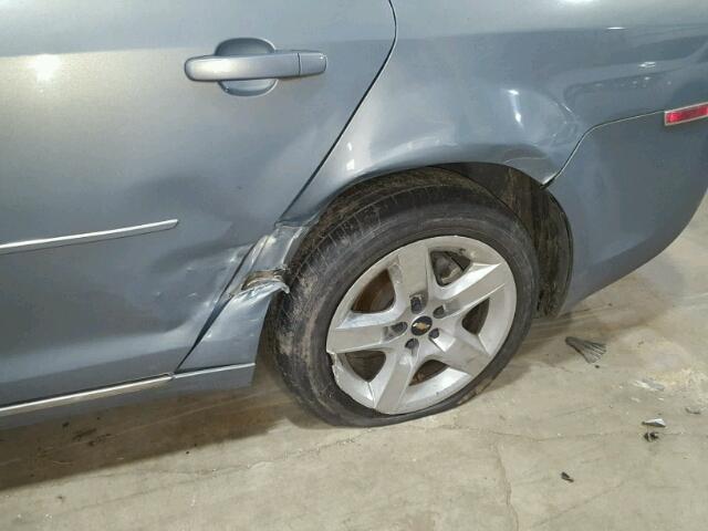 1G1ZH57B49F194779 - 2009 CHEVROLET MALIBU 1LT GRAY photo 9