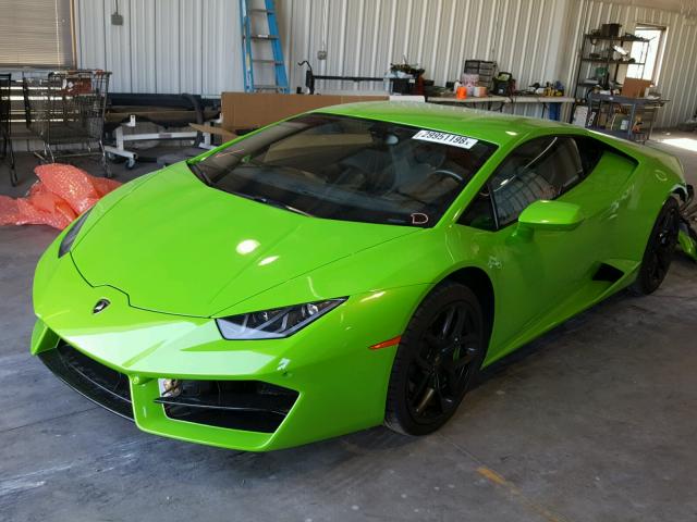 ZHWUC2ZF4HLA06819 - 2017 LAMBORGHINI HURACAN GREEN photo 2