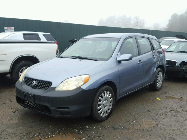 2T1KR32E53C072332 - 2003 TOYOTA MATRIX BLUE photo 2