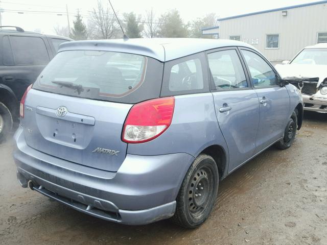 2T1KR32E53C072332 - 2003 TOYOTA MATRIX BLUE photo 4