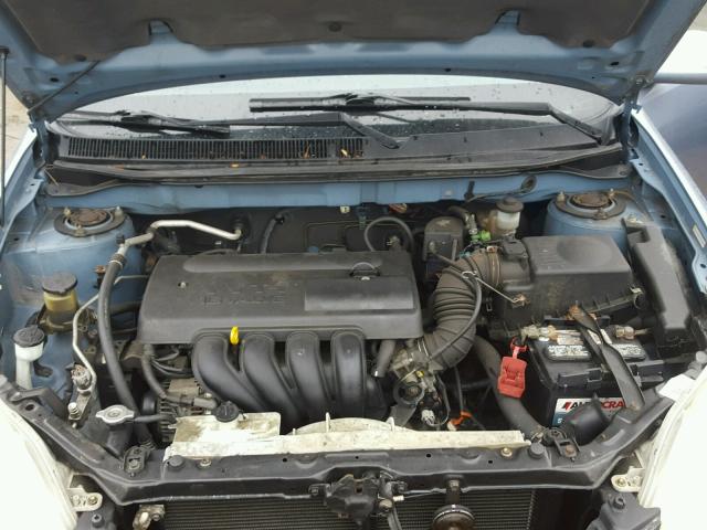 2T1KR32E53C072332 - 2003 TOYOTA MATRIX BLUE photo 7