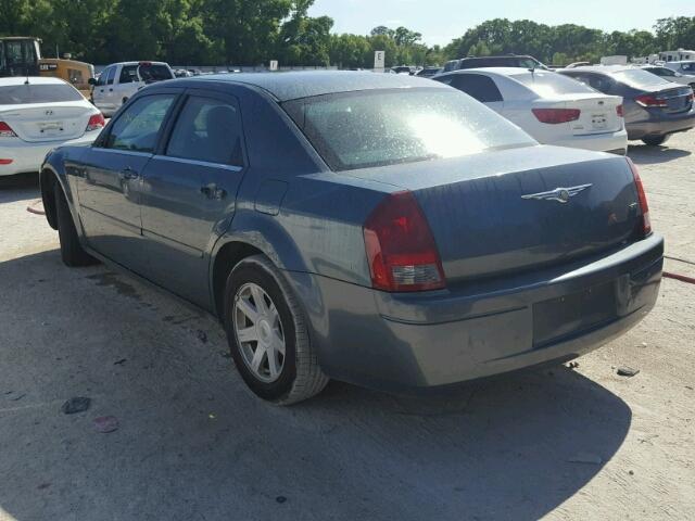 2C3JA43R45H696405 - 2005 CHRYSLER 300 BLUE photo 3