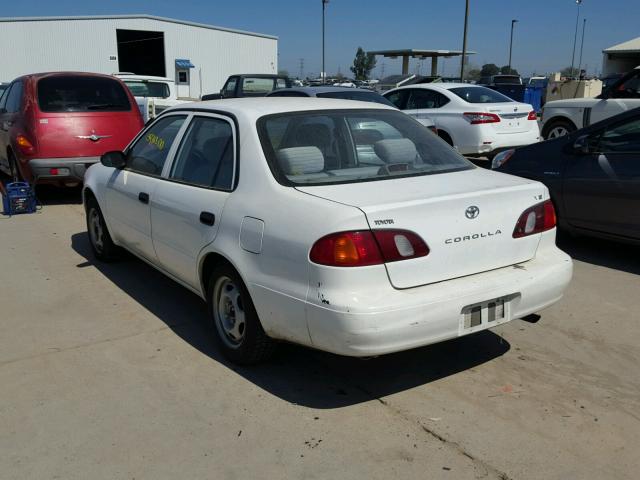 1NXBR12E2YZ364417 - 2000 TOYOTA COROLLA VE WHITE photo 3